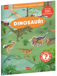 Mj prvn samolepkov seit Dinosaui