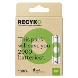 Nabjacia batria GP ReCyko 1300 (AA) 4 ks 4ks