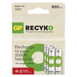 Nabjacia batria GP ReCyko 850 (AAA) 6 ks 6ks