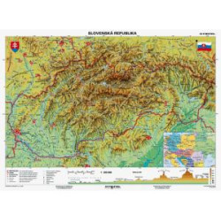 Mapa Slovensko-geografick B1 formt