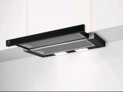 Odsva pr ELECTROLUX, vsuvn, 370 m3/h, rka 60 cm, ierna