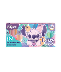 Plastelna Stitch Pastel 12 ks