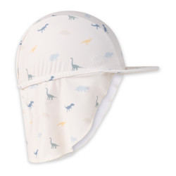 Plavkov klobk s ochranou krku UPF 50+ Dino