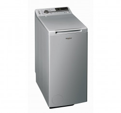 Prka WHIRLPOOL, zvrchu plnen, 7 kg, 1200 ot./min., en. trieda E, 6.zmysel, ZEN motor, strieborn