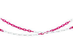 PVC �et�z, �erveno-b�l� 1metr