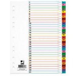 Kartnov rozraova Q-Connect zosilnen 1-31