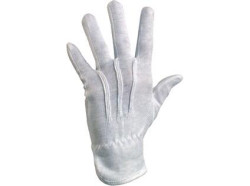 Rukavice CXS MAWA, textiln� s PVC ter��ky, vel. 07