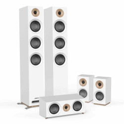Set reproduktorov JAMO, 2x S 809 + 1x S 81 CEN + 2x S 801 SUR, biela