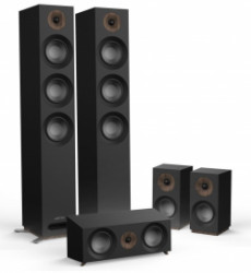 Set reproduktorov JAMO, 2x S 809 + 1x S 81 CEN + 2x S 801 SUR, ierna