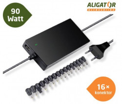 Aligator Univerzln adaptr k notebooku 90W+16 konektor