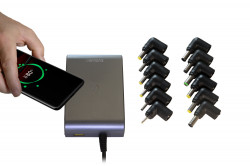 EVOLVEO Chargee C90,  90W napjec zdroj pro notebooky s beztrtovm nabjenm