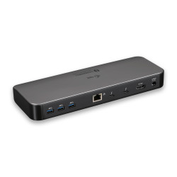 i-tec Thunderbolt 3 Metal duln 4K dokovac stanice; video 2x 4K/60Hz nebo 1x 5K/60Hz; 2x TB3