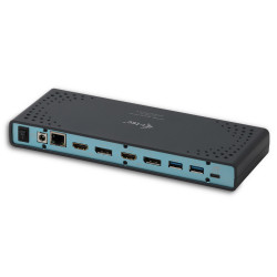 i-tec USB 3.0 / USB-C 5K Univerzln dual dokovac stanice s PD
