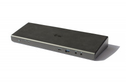 i-tec USB 3.0 / USB-C / Thunderbolt 3 Dual Display Docking Station + Power Delivery 85W
