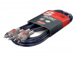 Kbel STAGG 2xCINCH konektor/2xCINCH konektor 3m