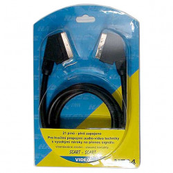 Kbel TIPA SCART/SCART 21pin 1,5m blister