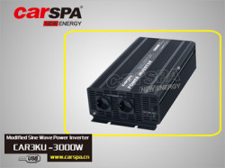Mni napt Carspa CAR3KU-24 24V/230V+USB 3000W, modifikovan sinus