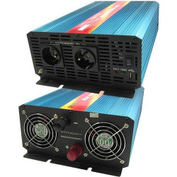 Mni napt Carspa P2000U-24 24V/230V+USB 2000W, ist sinusovka