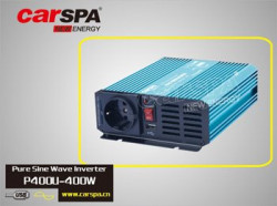 Mni napt Carspa P400U-122 12V/230V+USB 400W, ist sinusovka