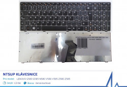NTSUP Klvesnice Lenovo G580 G585 N580 V580 V585 Z580 Z585 ern/nachov CZ/SK