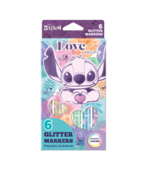 Trblietav fixky Stitch Pastel 6 ks