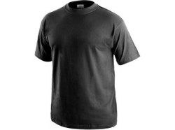 Tri�ko DANIEL, �ern�, kr�tk� ruk�v, (potisk), vel. 5XL