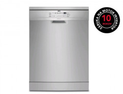 Umvaka riadu AEG, 13 sprav, 5 programov, Air Dry, rka 60 cm, en. trieda D, nerez