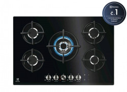 Varn doska ELECTROLUX, plynov, 5 horkov, rka 75 cm, ierna