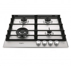 Varn doska WHIRLPOOL, plynov, 4 horky, rka 60 cm, nerez