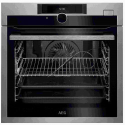 Vstavan rra AEG, 70 l, rka 56 cm, parn istenie, gril, ventiltor, para, ierna/nerez
