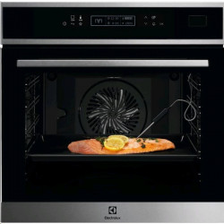 Vstavan rra ELECTROLUX, 70 l, rka 60 cm, sonda, gril, ventiltor, para, nerez+ierna