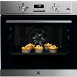 Vstavan rra ELECTROLUX, 72 l, rka 60 cm, SteamBake, AquaCleaning, Softclosing, nerez