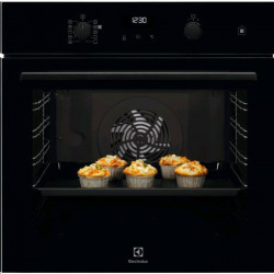 Vstavan rra ELECTROLUX, 75 l, rka 60 cm, katalytick samoistenie, SteamBake, ierna