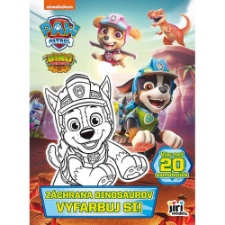 Vyfarbuj si Labkov patrola Zchrana dinosaurov