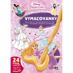 Vymaovanky A4 so samolepkami Princezn