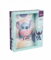 Zpisnk B6 s 3D postavikou True Love Stitch Pastel