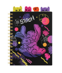 Zpisnk pirlov A5 so zlokami Stitch Black