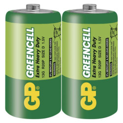 Zinko-chloridov batria GP Greencell R20 (D), 2 ks 2ks