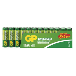 Zinko-chloridov batria GP Greencell R6 (AA), 12 ks 12ks